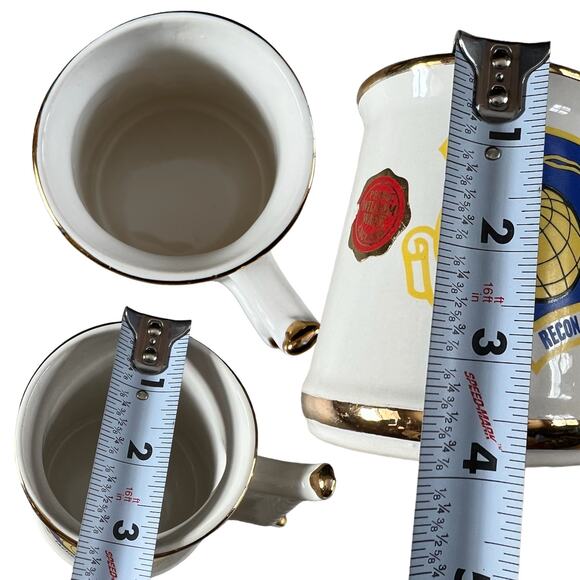 Prince Williamware Warranted 22K Gold Made in England Recon Wing Mug - Picture 4 of 5